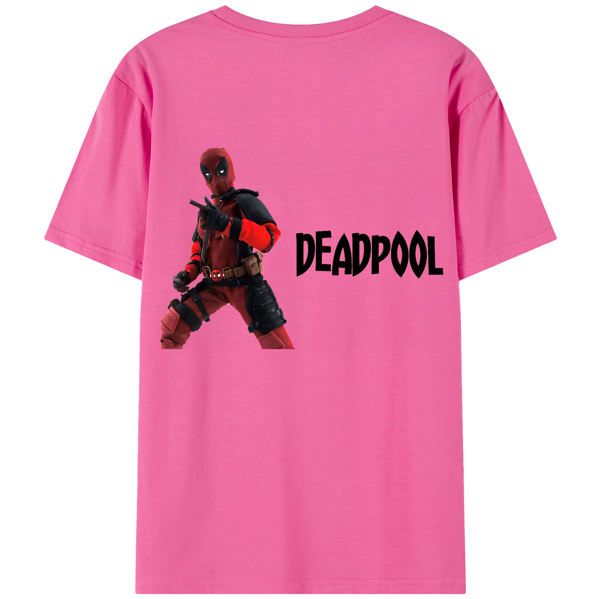 （画像用） Deadpool デッドプール レディース半袖Tシャツ(バックプリント)